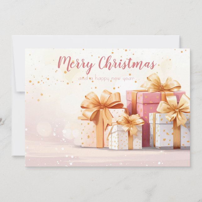 Carte cadeau de Noël Festive (Devant)