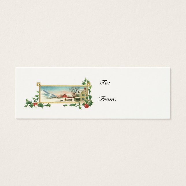 Carte cadeau de Noël Vintage (Devant)