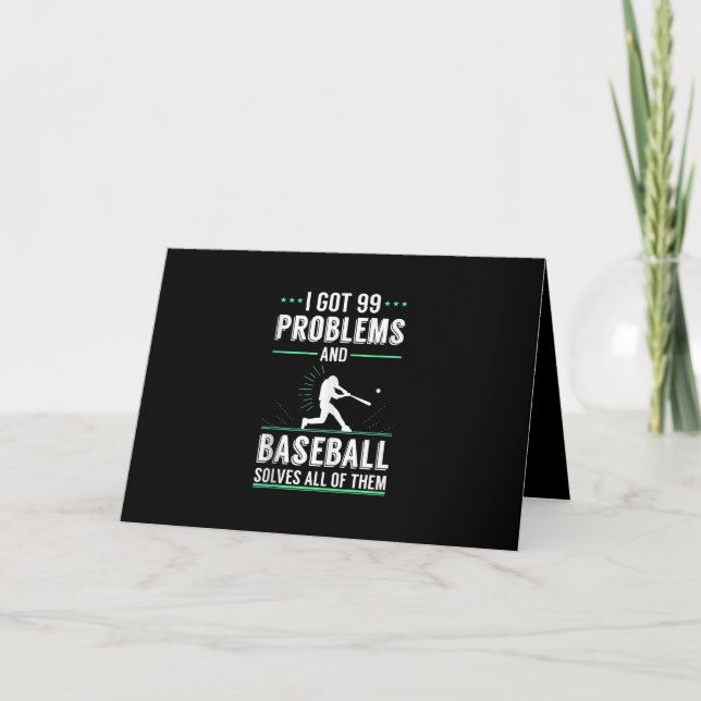 Carte Cadeau de nouveauté pour fan de baseball (Devant)