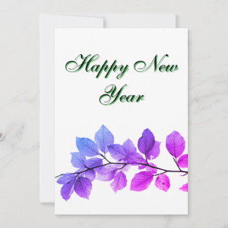 Carte cadeau de nouvelle année avec design extraor