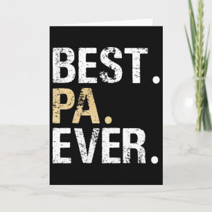 Carte Cadeau de Pa de petite-fille Petit-fils Meilleur P
