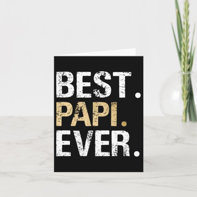 Carte Cadeau de papi de petite-fille petit-fils Meilleur (Devant)