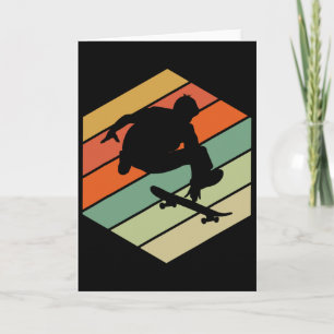 Carte Cadeau de planche à roulettes de skate skateur pla