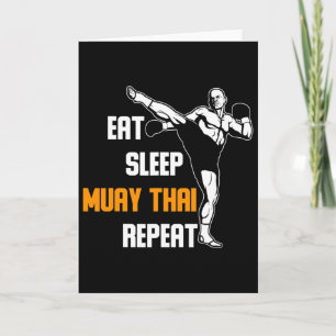 Carte Cadeau de pratiquant d'arts martiaux de kickboxing