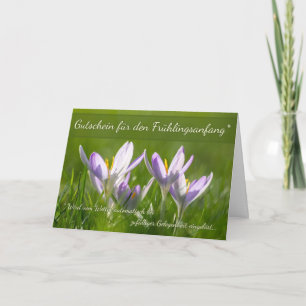 Carte cadeau de printemps pour vos proches !