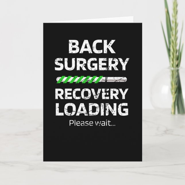 Carte Cadeau de récupération de chirurgie du dos Surviva (Devant)