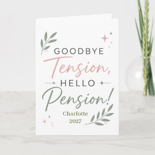 Carte Cadeau de retraite drôle personnalisé pour un coll