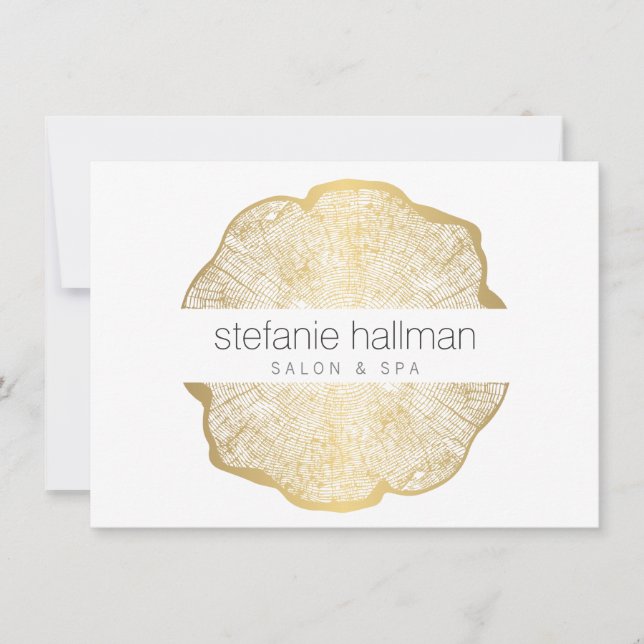 Carte-cadeau de salon Beauty Bio Arbre d'Or Anneau (Devant)