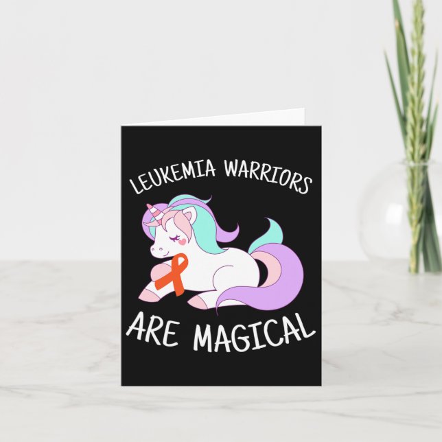 Carte Cadeau de sensibilisation à la leucémie de la lico (Devant)