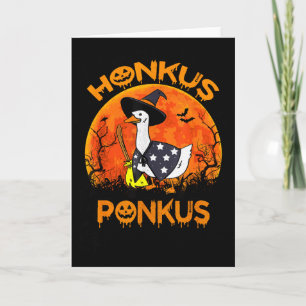 Carte Cadeau de sorcière de déguisement Halloween Honkus