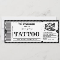 Carte Cadeau de Tatouage Personnel Tatouez-vous