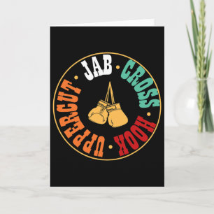 Carte Cadeau de travail de kickboxing Boxer Jab Cross Ho