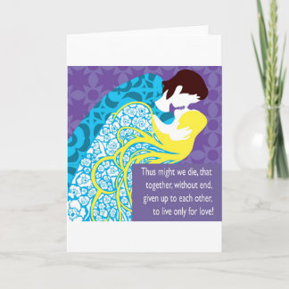 Carte Cadeau de Tristan et d'Iseult avec la citation
