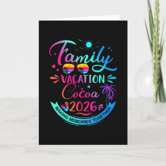 Carte Cadeau de vacances familiales en cacao 2026 Palmie