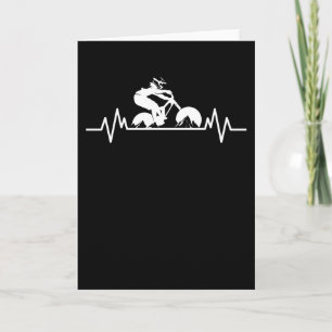 Carte Cadeau de vélo de montagne en descente rythme card