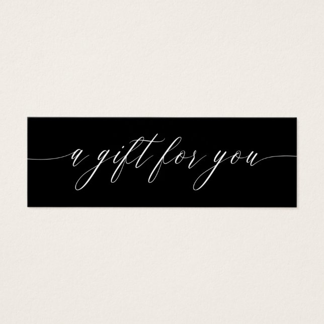 Carte cadeau Delicic Calligraphy Black & White (Devant)
