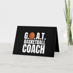 Carte Cadeau d'entraîneur de basketball de chèvre