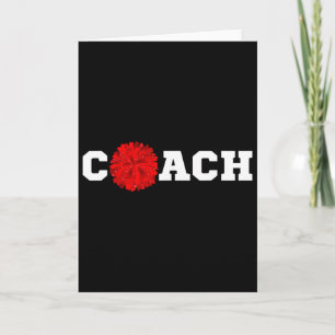 Carte Cadeau d'entraîneur de cheer Cheerleading Cheerlea