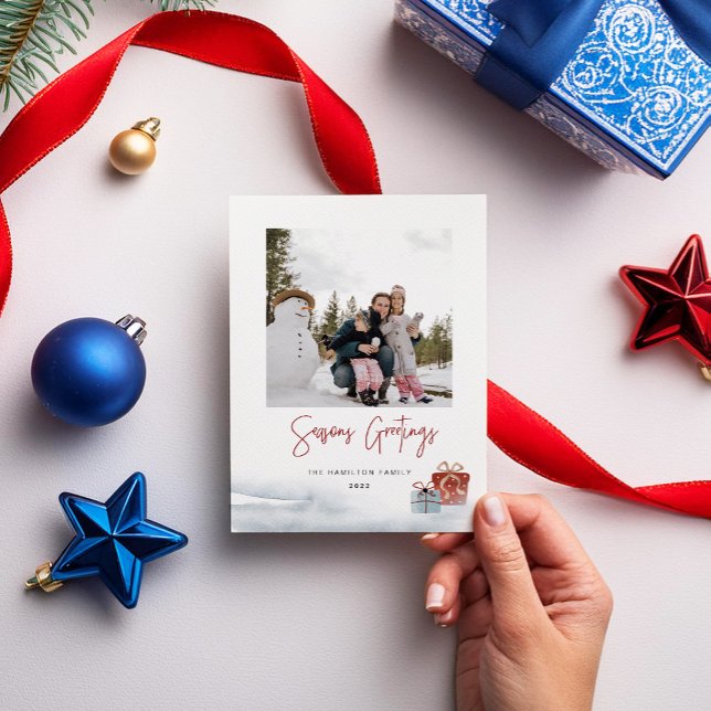 Carte cadeau d'hiver Joyeuses Fêtes (Créateur téléchargé)