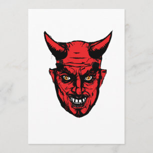Carte Cadeau Diable Halloween Horror