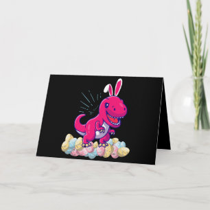 Carte Cadeau Dinosaure de Pâques T rex Garçons Filles En
