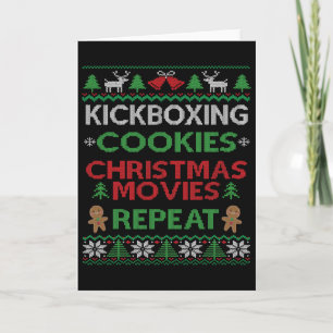 Carte Cadeau d'instructeur de kickboxing Kickboxer Noël