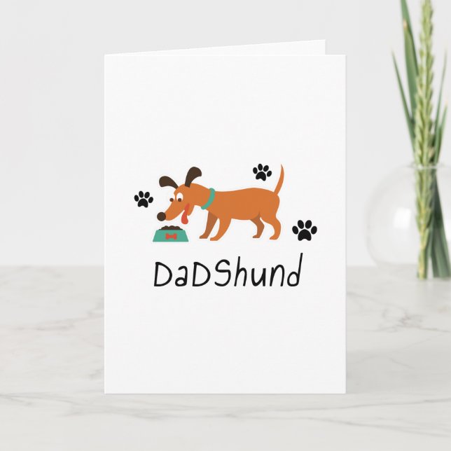 Carte Cadeau drôle d'animal familier de chien d'amour de (Devant)
