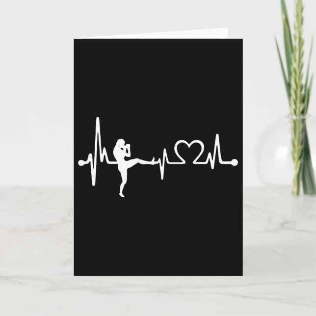 Carte Cadeau drôle de coach de kickboxing et joueurs de  (Devant)