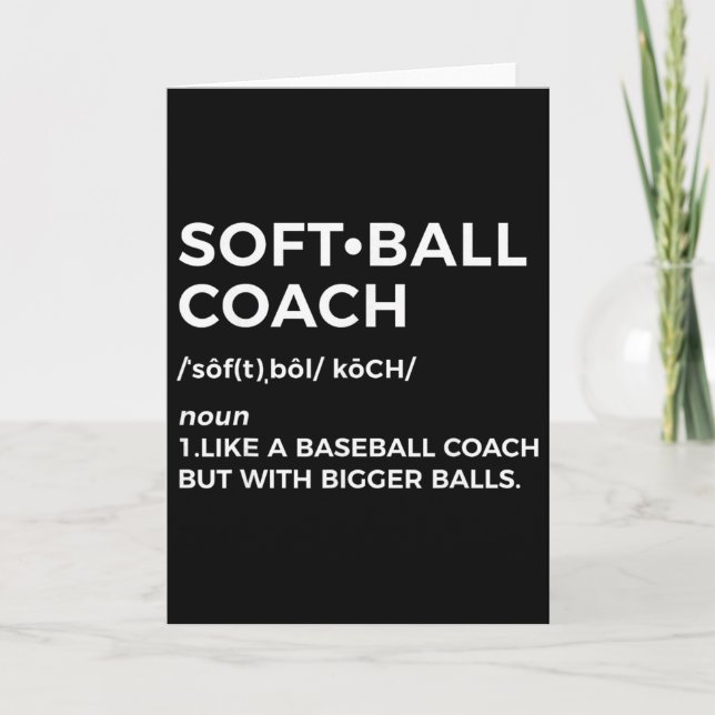 Carte Cadeau Drôle de Coach Softll - Coach Softll  (Devant)