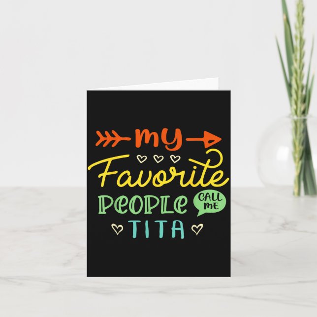 Carte Cadeau drôle de fête des mères Mon peuple préféré  (Devant)