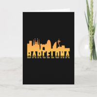 Cadeau drôle de la ville de Barcelone Espagne