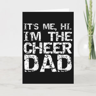 Carte Cadeau drôle de père de pom-pom girl C'est moi sal