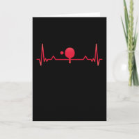 Cadeau drôle de ping-pong battement de coeur de te