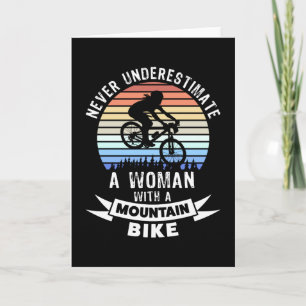 Carte Cadeau drôle de VTT pour femmes