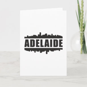 Carte Cadeau drôle de vue panoramique d'Adélaïde Austral