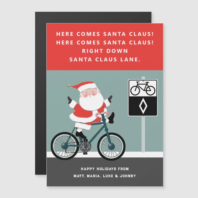 Carte cadeau drôle pour les fêtes de Noël (Devant / Derrière)