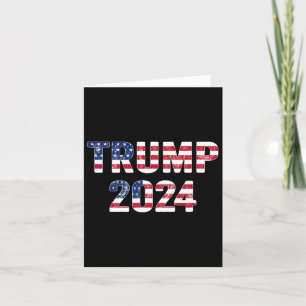 Carte Cadeau drôle vintage Trump Élection 2024 Hommes Fe
