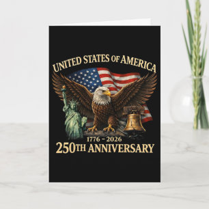 Carte Cadeau du drapeau américain pour moi pour le 250e 