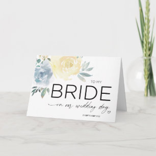 Carte Cadeau Du Jour Du Mariage De Mariée De Groom Plutô