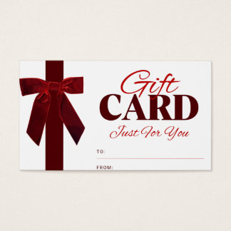 Carte Cadeau Élégante | Carte de Vœux Minimaliste*