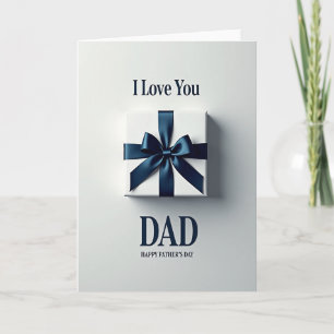 Carte Cadeau Élégante pour la Fête des Pères