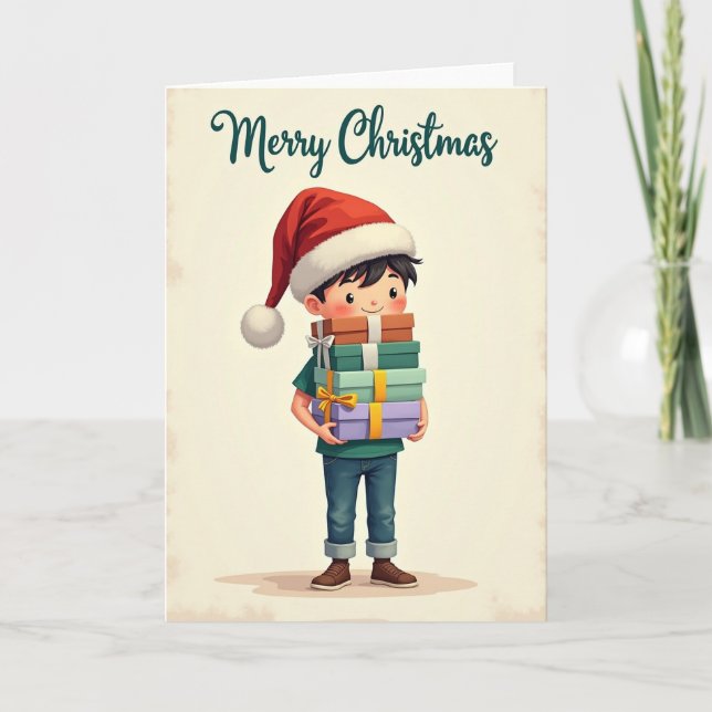 Carte Cadeau Enfant Joyeux (Devant)