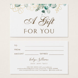 Carte cadeau Eucalyptus