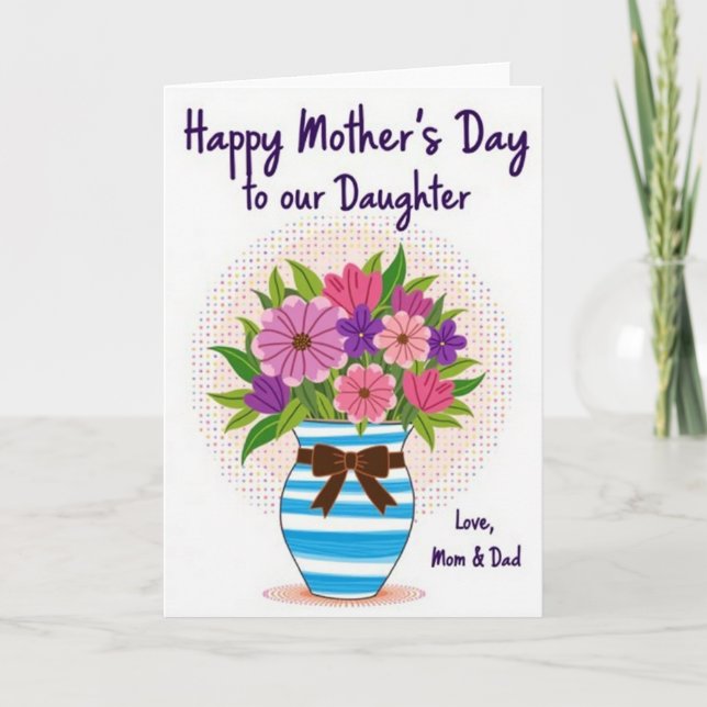 Carte Cadeau Fleurs de Lovely Moms (Devant)