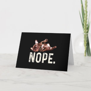 Carte Cadeau Frenchie   Bouledogue français Nope.