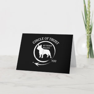 Carte Cadeau Frenchie Mon cercle de confiance Bouledog
