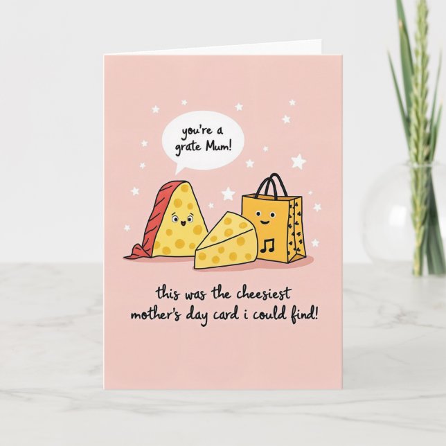Carte Cadeau Fromage Grate Mums Day (Devant)