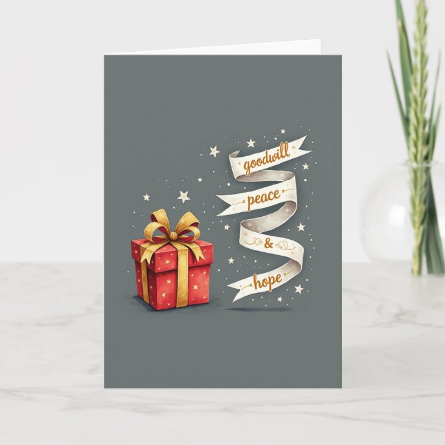 Carte cadeau Goodwill Peace Hope (Devant)