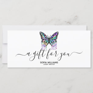 Carte-cadeau Holograph Butterfly Certificate Ajout