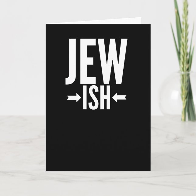 Carte Cadeau juif drôle pour Bat/Bar Mitzvah ou Hanoukka (Devant)